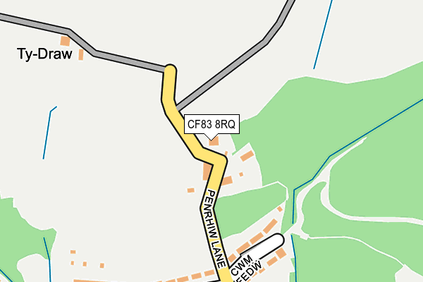 CF83 8RQ map - OS OpenMap – Local (Ordnance Survey) CF83 8RQ map - OS OpenMap – Local (Ordnance Survey)