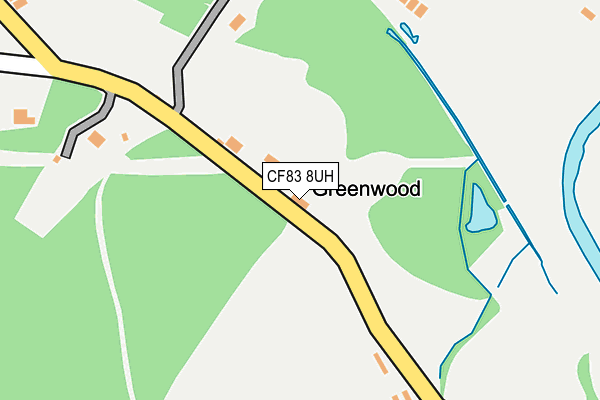 CF83 8UH map - OS OpenMap – Local (Ordnance Survey) CF83 8UH map - OS OpenMap – Local (Ordnance Survey)