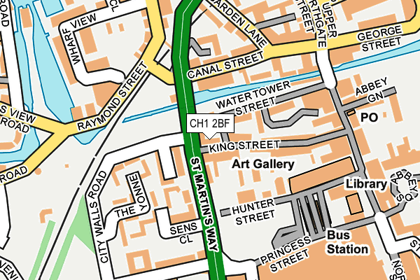 CH1 2BF map - OS OpenMap – Local (Ordnance Survey) CH1 2BF map - OS OpenMap – Local (Ordnance Survey)