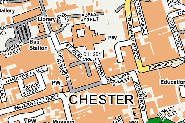 CH1 2DY map - OS OpenMap – Local (Ordnance Survey) CH1 2DY map - OS OpenMap – Local (Ordnance Survey)