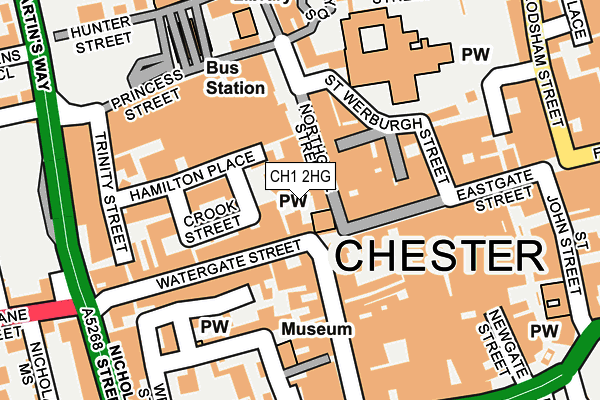 CH1 2HG map - OS OpenMap – Local (Ordnance Survey) CH1 2HG map - OS OpenMap – Local (Ordnance Survey)