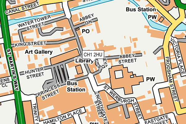 CH1 2HU map - OS OpenMap – Local (Ordnance Survey) CH1 2HU map - OS OpenMap – Local (Ordnance Survey)