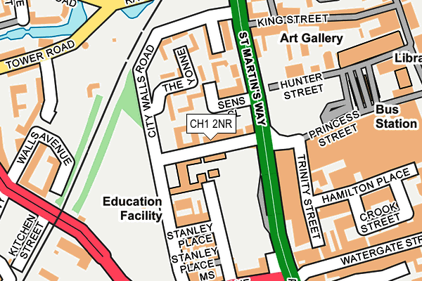 CH1 2NR map - OS OpenMap – Local (Ordnance Survey) CH1 2NR map - OS OpenMap – Local (Ordnance Survey)