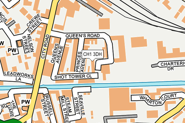 CH1 3DH map - OS OpenMap – Local (Ordnance Survey) CH1 3DH map - OS OpenMap – Local (Ordnance Survey)