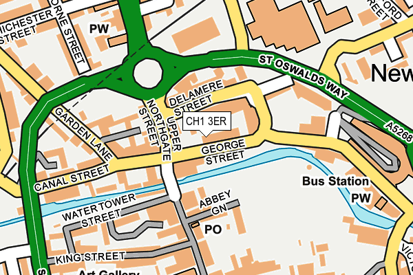 CH1 3ER map - OS OpenMap – Local (Ordnance Survey) CH1 3ER map - OS OpenMap – Local (Ordnance Survey)