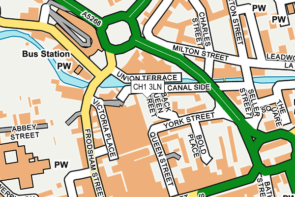 CH1 3LN map - OS OpenMap – Local (Ordnance Survey) CH1 3LN map - OS OpenMap – Local (Ordnance Survey)