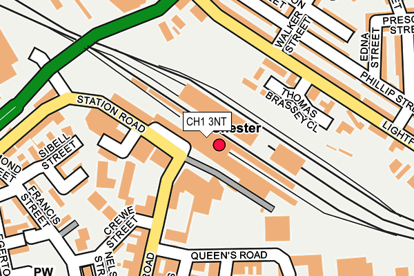 CH1 3NT map - OS OpenMap – Local (Ordnance Survey) CH1 3NT map - OS OpenMap – Local (Ordnance Survey)
