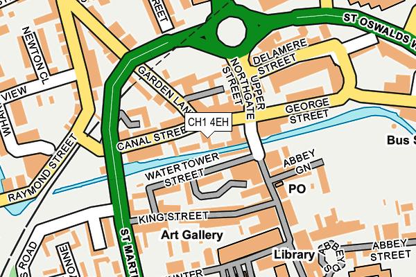 CH1 4EH map - OS OpenMap – Local (Ordnance Survey) CH1 4EH map - OS OpenMap – Local (Ordnance Survey)