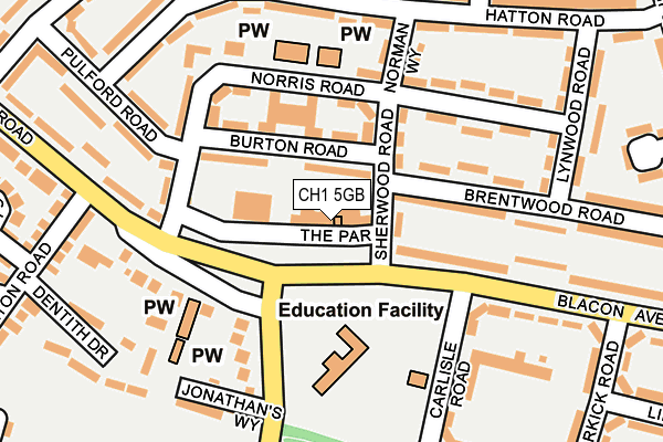 CH1 5GB map - OS OpenMap – Local (Ordnance Survey) CH1 5GB map - OS OpenMap – Local (Ordnance Survey)