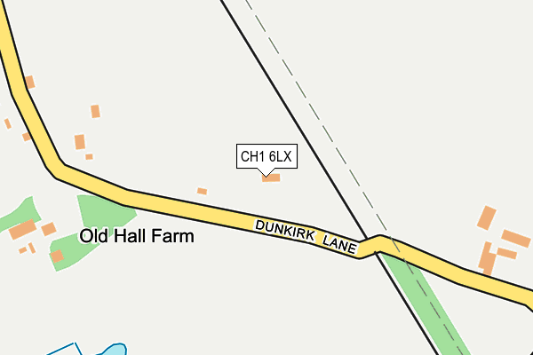 CH1 6LX map - OS OpenMap – Local (Ordnance Survey)