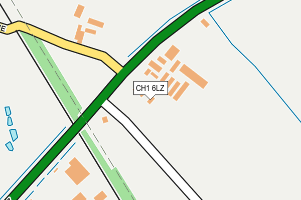 CH1 6LZ map - OS OpenMap – Local (Ordnance Survey) CH1 6LZ map - OS OpenMap – Local (Ordnance Survey)