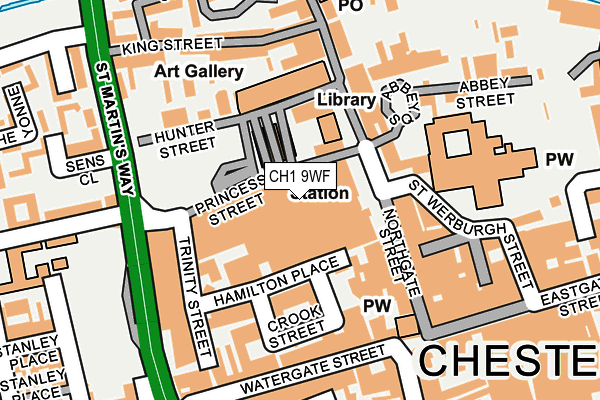 CH1 9WF map - OS OpenMap – Local (Ordnance Survey) CH1 9WF map - OS OpenMap – Local (Ordnance Survey)