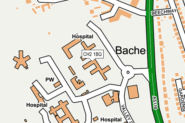CH2 1BQ map - OS OpenMap – Local (Ordnance Survey) CH2 1BQ map - OS OpenMap – Local (Ordnance Survey)