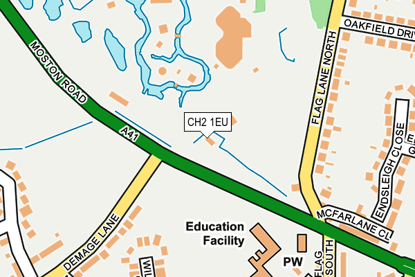 CH2 1EU map - OS OpenMap – Local (Ordnance Survey) CH2 1EU map - OS OpenMap – Local (Ordnance Survey)