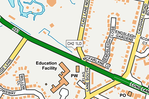 CH2 1LD map - OS OpenMap – Local (Ordnance Survey) CH2 1LD map - OS OpenMap – Local (Ordnance Survey)