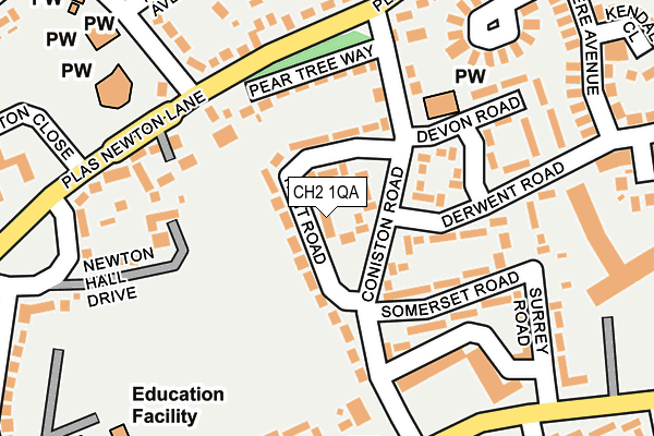 CH2 1QA map - OS OpenMap – Local (Ordnance Survey) CH2 1QA map - OS OpenMap – Local (Ordnance Survey)