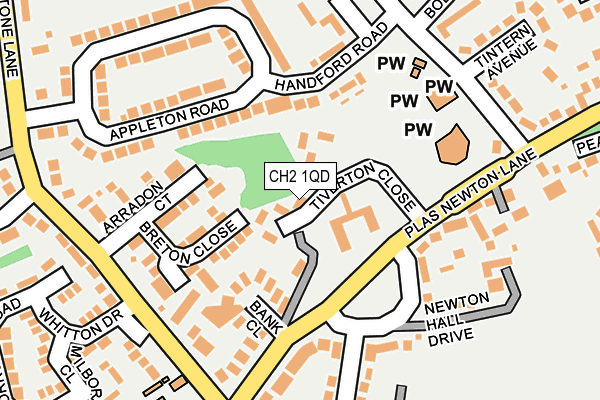 CH2 1QD map - OS OpenMap – Local (Ordnance Survey) CH2 1QD map - OS OpenMap – Local (Ordnance Survey)