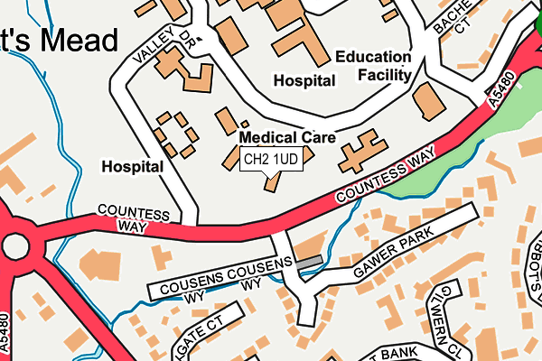 CH2 1UD map - OS OpenMap – Local (Ordnance Survey) CH2 1UD map - OS OpenMap – Local (Ordnance Survey)
