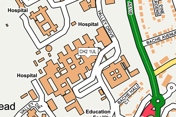 CH2 1UL map - OS OpenMap – Local (Ordnance Survey) CH2 1UL map - OS OpenMap – Local (Ordnance Survey)