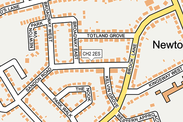 CH2 2ES map - OS OpenMap – Local (Ordnance Survey) CH2 2ES map - OS OpenMap – Local (Ordnance Survey)