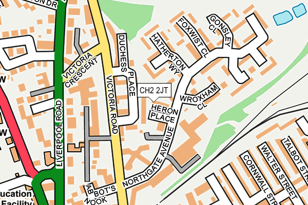CH2 2JT map - OS OpenMap – Local (Ordnance Survey) CH2 2JT map - OS OpenMap – Local (Ordnance Survey)