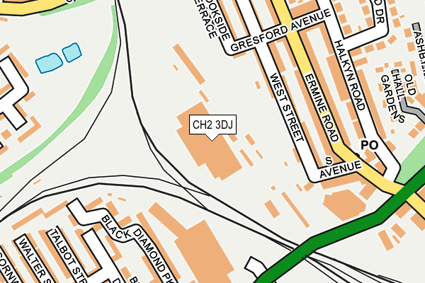 CH2 3DJ map - OS OpenMap – Local (Ordnance Survey) CH2 3DJ map - OS OpenMap – Local (Ordnance Survey)