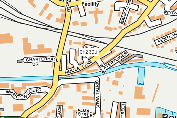 CH2 3DU map - OS OpenMap – Local (Ordnance Survey) CH2 3DU map - OS OpenMap – Local (Ordnance Survey)