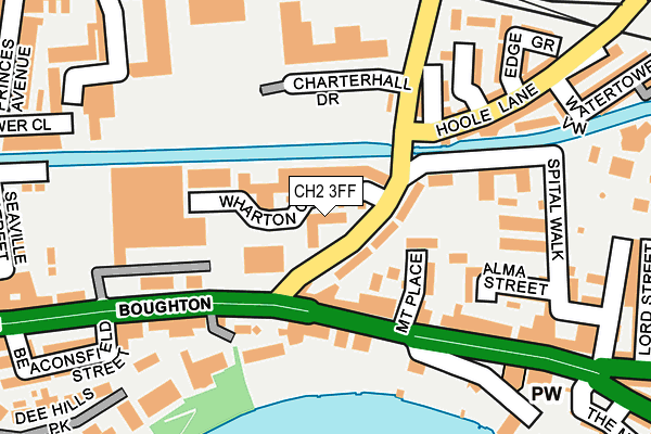 CH2 3FF map - OS OpenMap – Local (Ordnance Survey) CH2 3FF map - OS OpenMap – Local (Ordnance Survey)