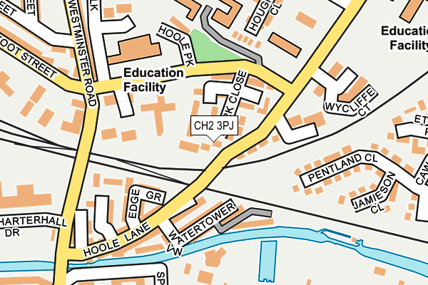 CH2 3PJ map - OS OpenMap – Local (Ordnance Survey) CH2 3PJ map - OS OpenMap – Local (Ordnance Survey)