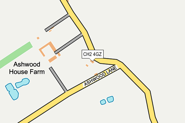 CH2 4GZ map - OS OpenMap – Local (Ordnance Survey) CH2 4GZ map - OS OpenMap – Local (Ordnance Survey)