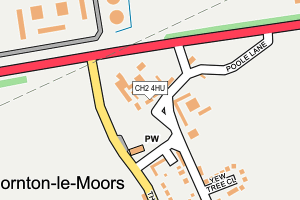 CH2 4HU map - OS OpenMap – Local (Ordnance Survey) CH2 4HU map - OS OpenMap – Local (Ordnance Survey)