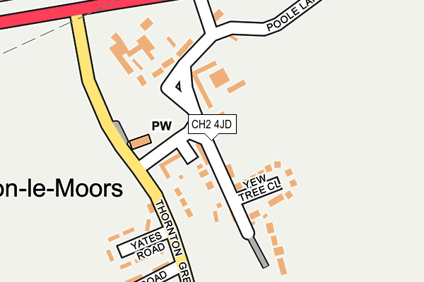 CH2 4JD map - OS OpenMap – Local (Ordnance Survey) CH2 4JD map - OS OpenMap – Local (Ordnance Survey)