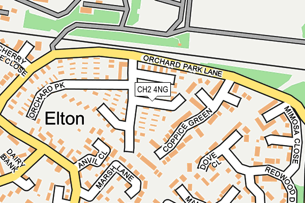 CH2 4NG map - OS OpenMap – Local (Ordnance Survey) CH2 4NG map - OS OpenMap – Local (Ordnance Survey)