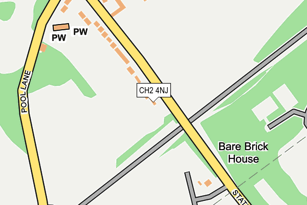 CH2 4NJ map - OS OpenMap – Local (Ordnance Survey) CH2 4NJ map - OS OpenMap – Local (Ordnance Survey)