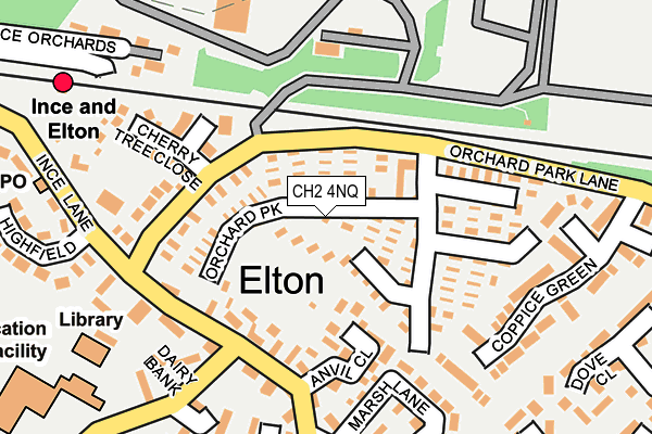 CH2 4NQ map - OS OpenMap – Local (Ordnance Survey) CH2 4NQ map - OS OpenMap – Local (Ordnance Survey)