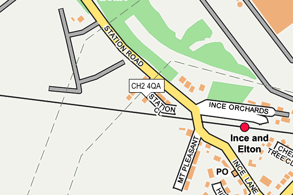CH2 4QA map - OS OpenMap – Local (Ordnance Survey) CH2 4QA map - OS OpenMap – Local (Ordnance Survey)