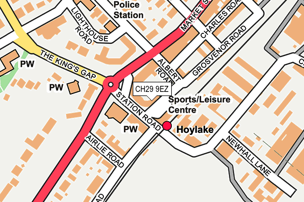 CH29 9EZ map - OS OpenMap – Local (Ordnance Survey) CH29 9EZ map - OS OpenMap – Local (Ordnance Survey)