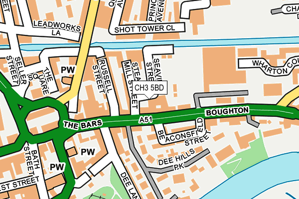 CH3 5BD map - OS OpenMap – Local (Ordnance Survey) CH3 5BD map - OS OpenMap – Local (Ordnance Survey)