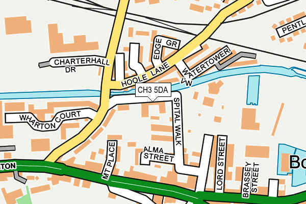CH3 5DA map - OS OpenMap – Local (Ordnance Survey) CH3 5DA map - OS OpenMap – Local (Ordnance Survey)