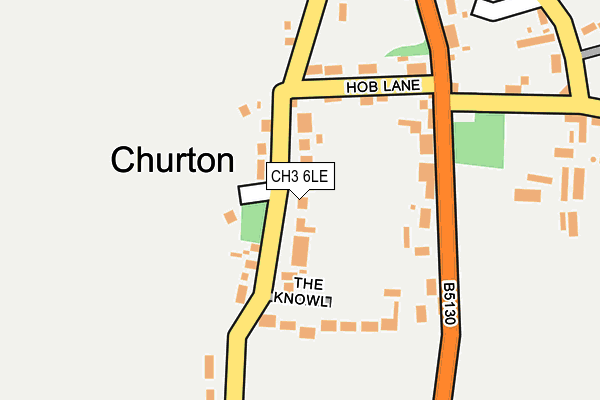 CH3 6LE map - OS OpenMap – Local (Ordnance Survey) CH3 6LE map - OS OpenMap – Local (Ordnance Survey)