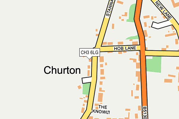 CH3 6LG map - OS OpenMap – Local (Ordnance Survey) CH3 6LG map - OS OpenMap – Local (Ordnance Survey)
