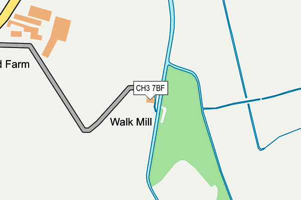 CH3 7BF map - OS OpenMap – Local (Ordnance Survey) CH3 7BF map - OS OpenMap – Local (Ordnance Survey)