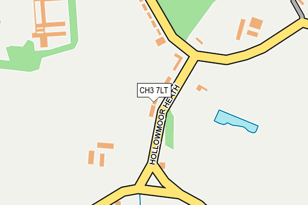 CH3 7LT map - OS OpenMap – Local (Ordnance Survey) CH3 7LT map - OS OpenMap – Local (Ordnance Survey)