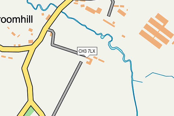 CH3 7LX map - OS OpenMap – Local (Ordnance Survey) CH3 7LX map - OS OpenMap – Local (Ordnance Survey)