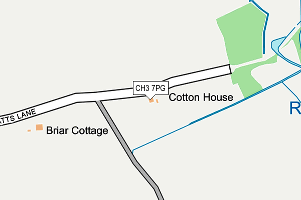 CH3 7PG map - OS OpenMap – Local (Ordnance Survey) CH3 7PG map - OS OpenMap – Local (Ordnance Survey)