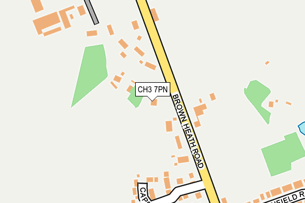 CH3 7PN map - OS OpenMap – Local (Ordnance Survey) CH3 7PN map - OS OpenMap – Local (Ordnance Survey)