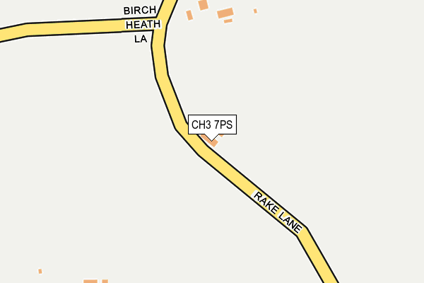 CH3 7PS map - OS OpenMap – Local (Ordnance Survey) CH3 7PS map - OS OpenMap – Local (Ordnance Survey)