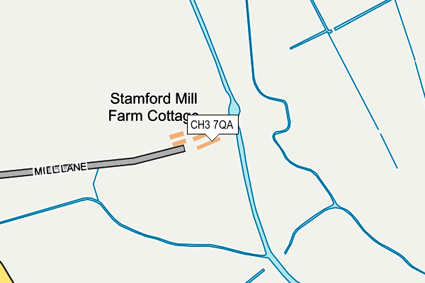 CH3 7QA map - OS OpenMap – Local (Ordnance Survey) CH3 7QA map - OS OpenMap – Local (Ordnance Survey)