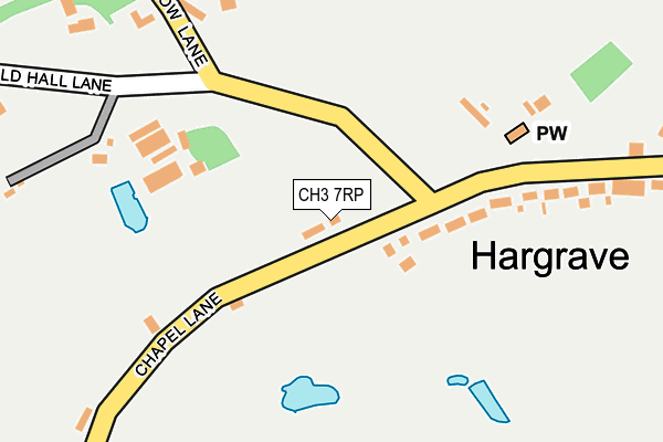 CH3 7RP map - OS OpenMap – Local (Ordnance Survey) CH3 7RP map - OS OpenMap – Local (Ordnance Survey)