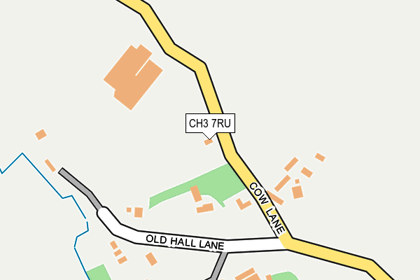 CH3 7RU map - OS OpenMap – Local (Ordnance Survey) CH3 7RU map - OS OpenMap – Local (Ordnance Survey)